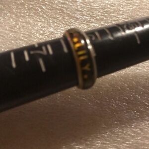 Gold and Silver Lily mood ring